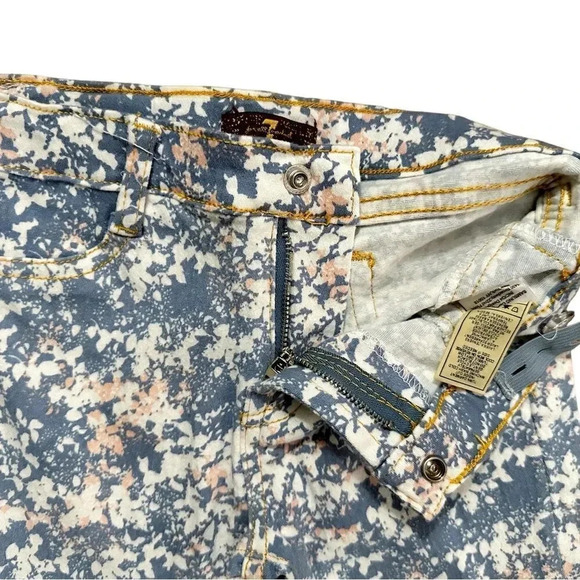 7 For All Mankind | Girls’ Splatter Skinny Jeans (4T) 👖 - Picture 2 of 7